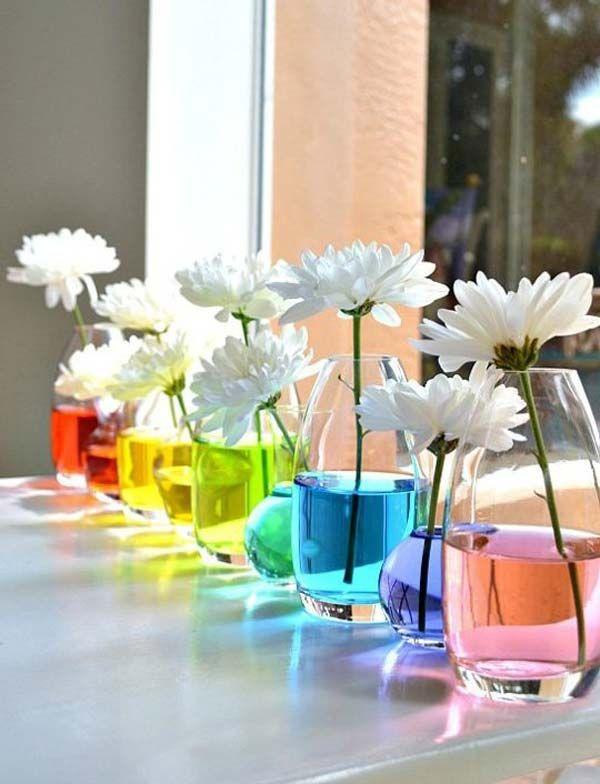 Hochzeit - 21 Awesome Ideas Adding Rainbow Colors To Your Home Décor