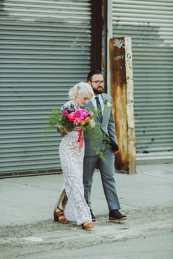 زفاف - Stylish Greenpoint Loft Wedding