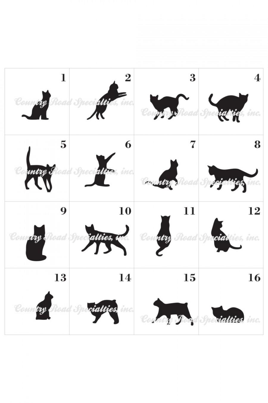 Свадьба - Cat Pet Silhouette Cats cake topper add on MADE In USA...Ships From USA