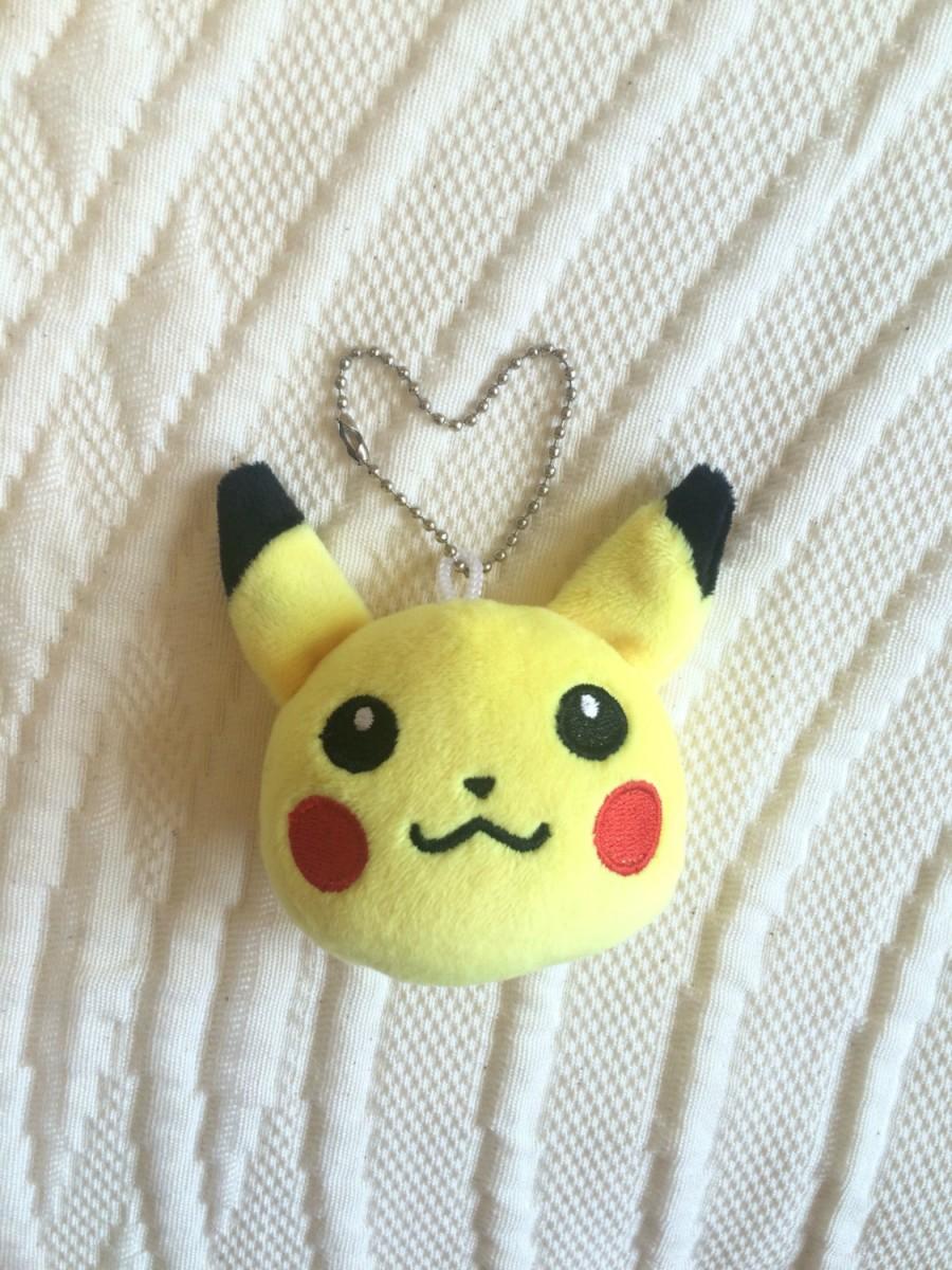 Hochzeit - Pokemon Pikachu key chain, Pikachu Pokemon Go key chain, Cute Pikachu Keychain, Plush Dolls Key Chain