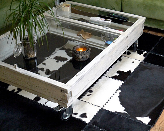 Wedding - Black And White Cowhide Patchwork Rug 