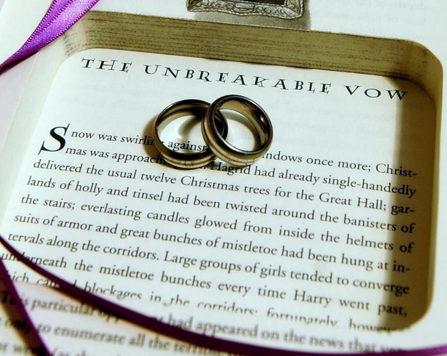 Mariage - Hollow Book Safe Ring Bearer (Harry Potter and the Half-Blood Prince)