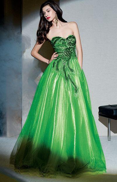 Mariage - Alyce Whimsy Peacock Evening Dress 6932 - Brand Prom Dresses