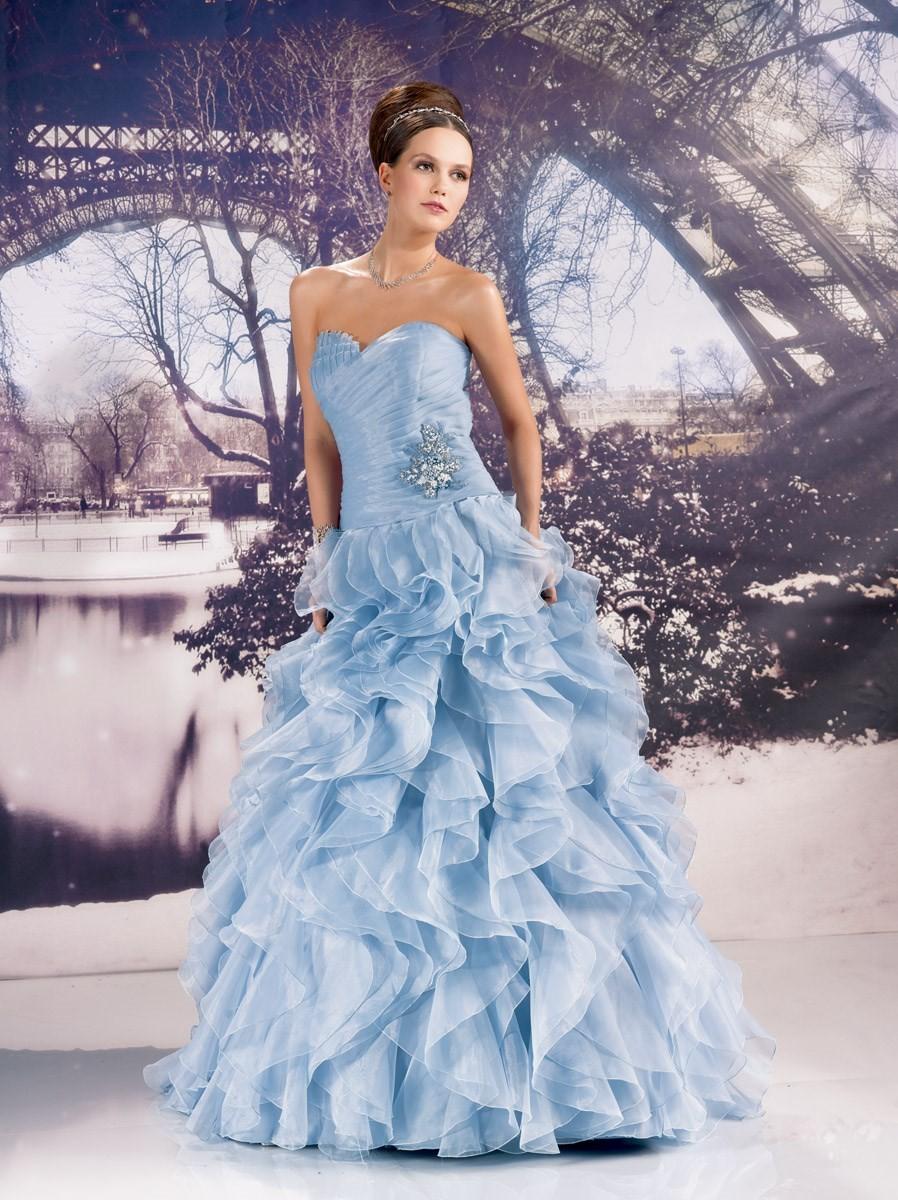 Mariage - Miss Paris, 133-22 bleu - Superbes robes de mariée pas cher 