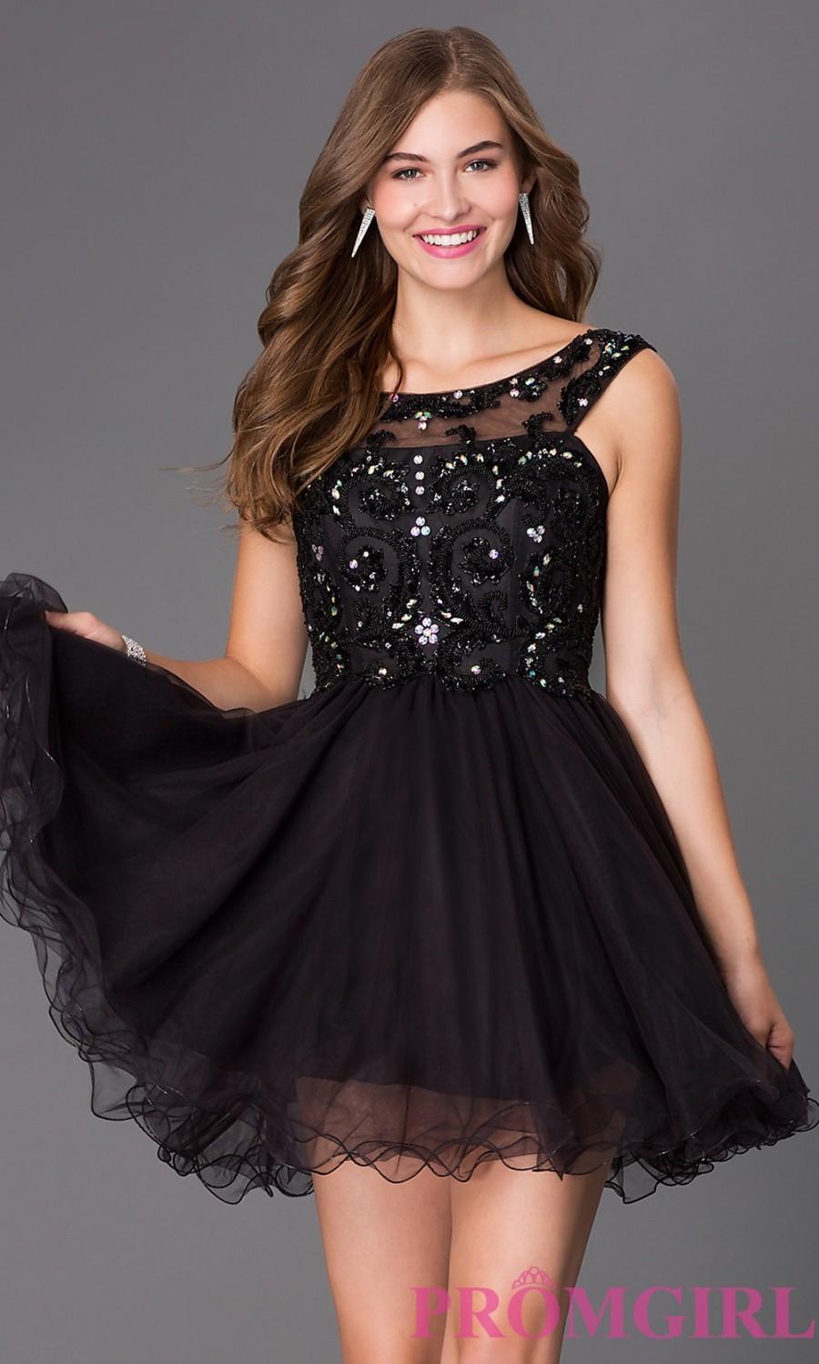 زفاف - Short Elizabeth K Beaded Prom Dress - Discount Evening Dresses 