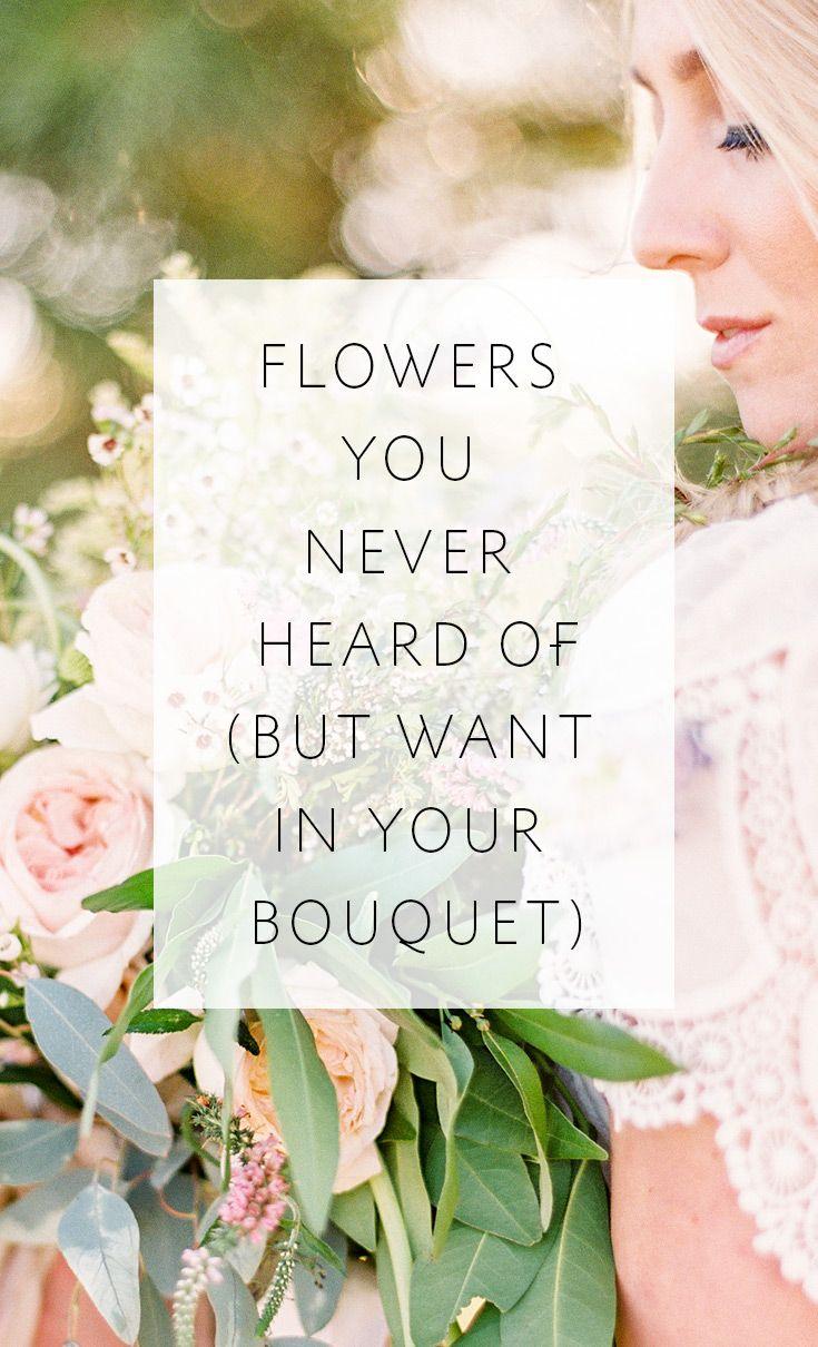 Mariage - Flowers You Never Heard Of, But Want In Your Bouquet