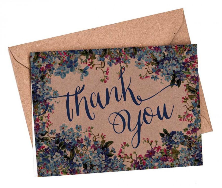 Pack of 5 or 10 Thank You Cards
