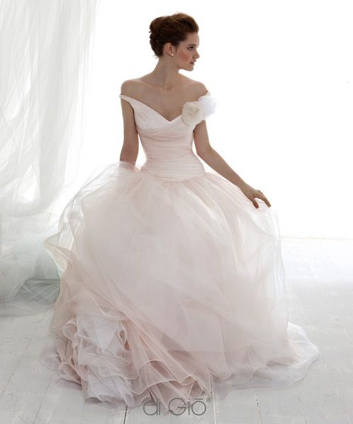 Mariage - Beautiful Pink Wedding Dress