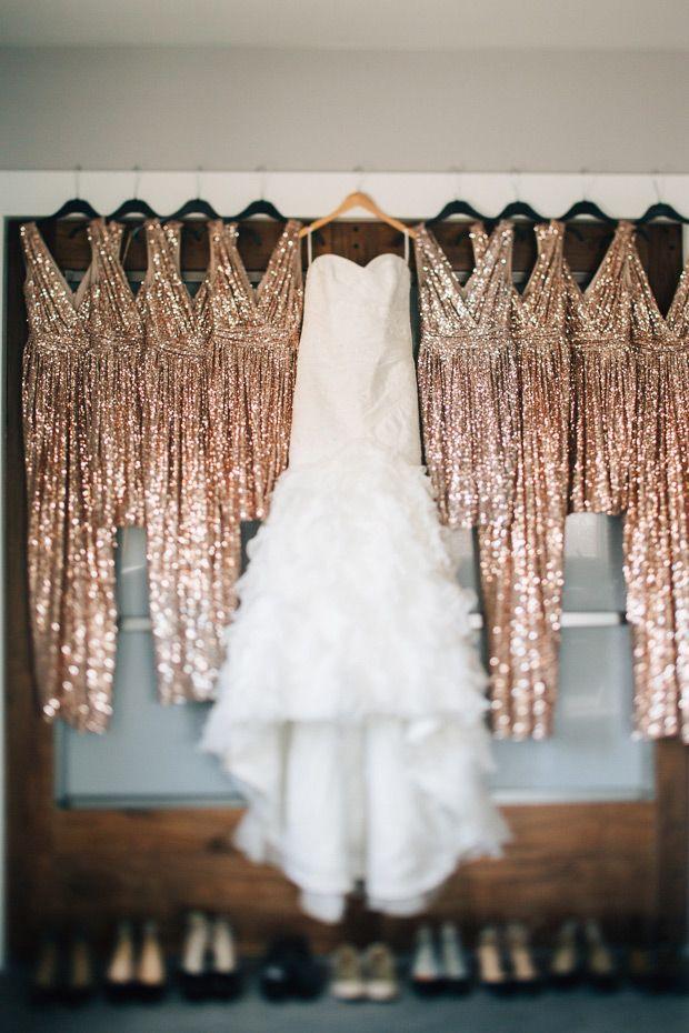 زفاف - Glittering Gold Glamour: Rachel   Chad's Sparkling Wedding