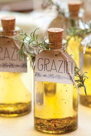 Wedding - Unique (and Actually Useful) Wedding Favors, And These Mini Olive Oil Bottles Don't Disappoint!