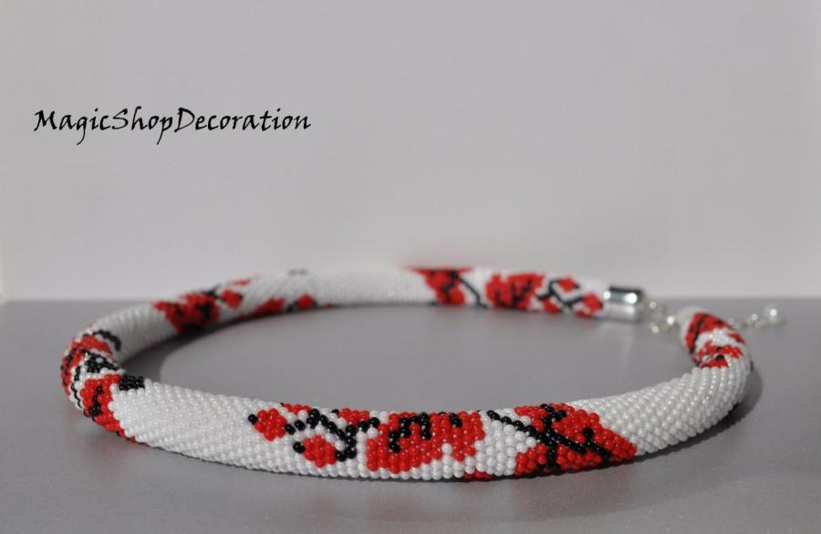 Свадьба - Currant necklaces boho jewelry necklace Ukrainian ornament embroidered shirt wedding bohemian gift for her handmade ukraine christmas