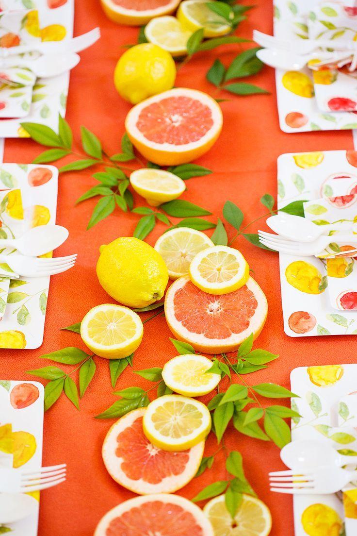 زفاف - Summer Of Citrus: DIY Party Tablescape