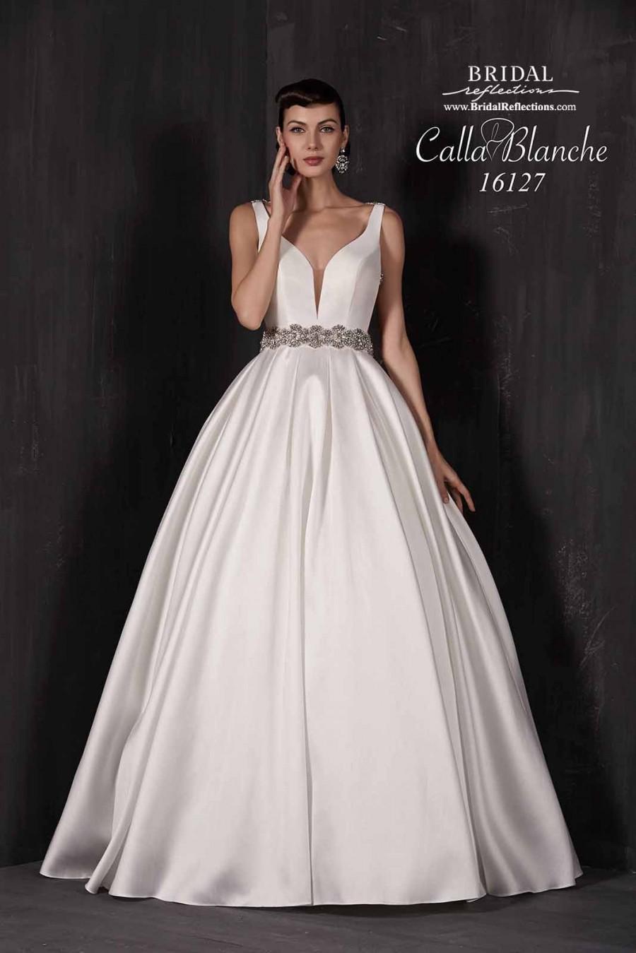 Wedding - Calla Blanche 16127 - Burgundy Evening Dresses