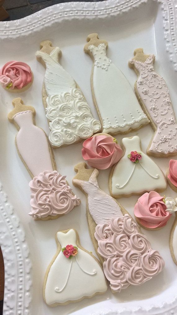 Wedding - 12 Rosette Cookies In Flavor Vanilla