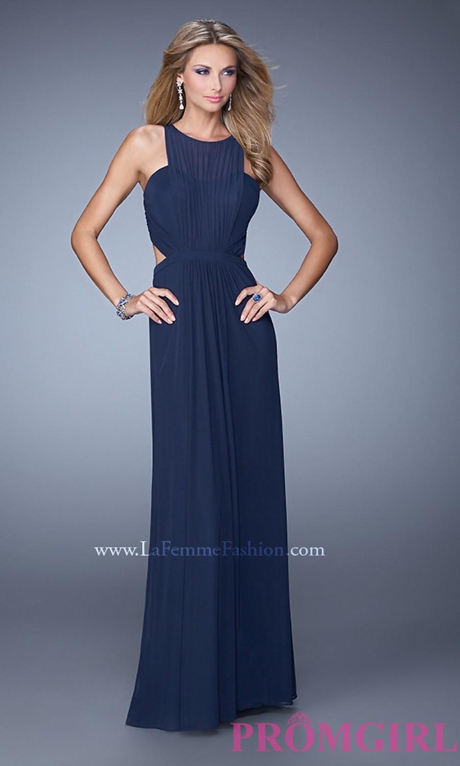 زفاف - La Femme Long High Neck Prom Dress - Discount Evening Dresses 