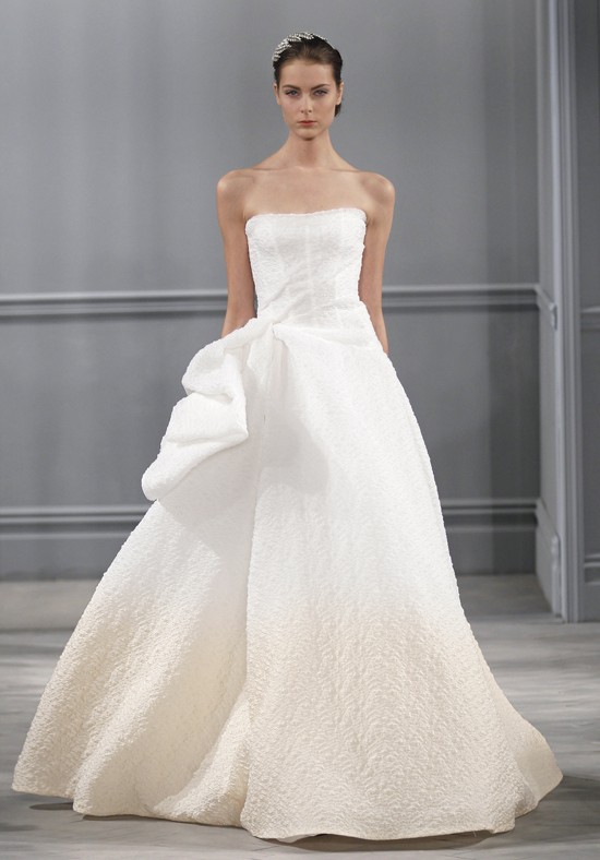 Mariage - Unique Cheap 2014 New Style Monique Lhuillier Paris Wedding Dress - Cheap Discount Evening Gowns