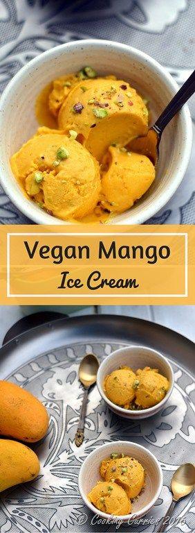 زفاف - Vegan Mango Ice Cream With Pistachios