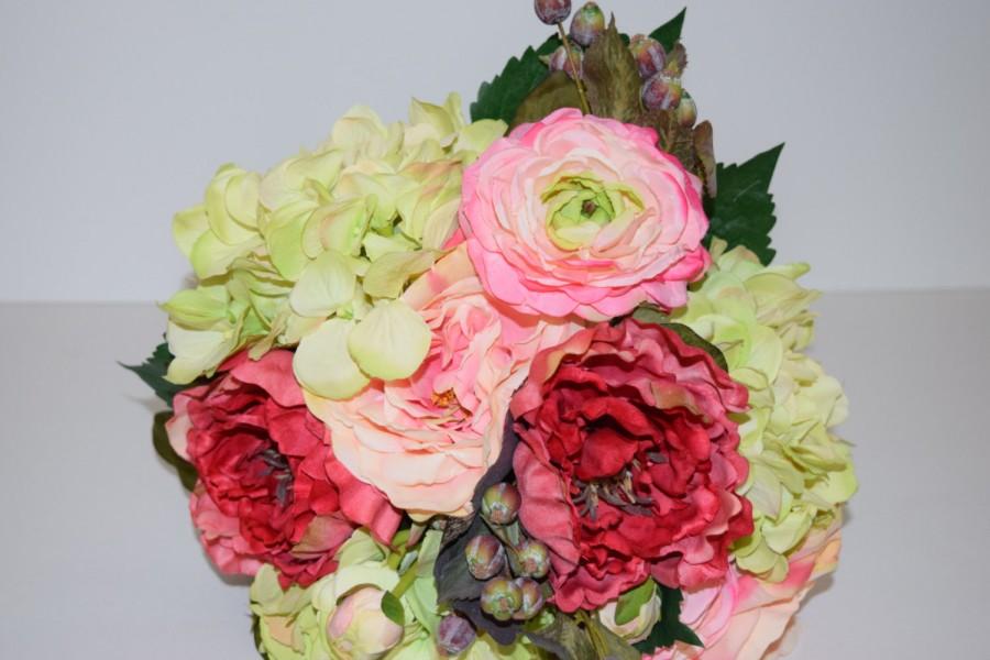 زفاف - Mixed Spring Bride's Maid Bouquet