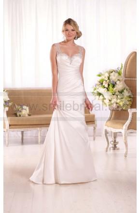 Свадьба - Essense of Australia Dolce Satin A-Line Wedding Gown Style D2071 - Wedding Dresses 2016 - Wedding Dresses