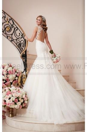 Mariage - Stella York Fit And Flare Wedding Dress With Illusion Back Style 6314
