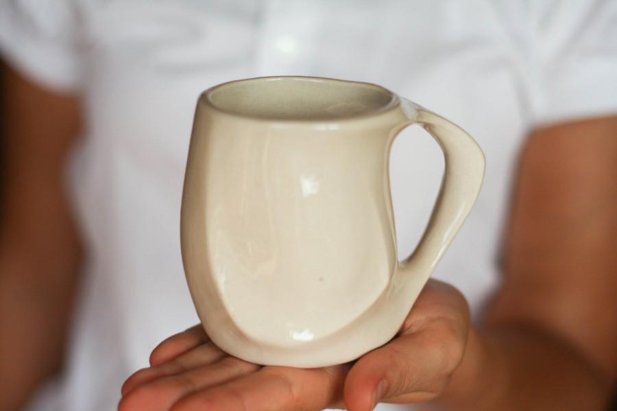 Mariage - Coffee Mug Gift for her Unusual mug White mug Modern gift Christmas gift Pottery mug Mother day gift Tea mug Sisters gift Glossy mug Eco
