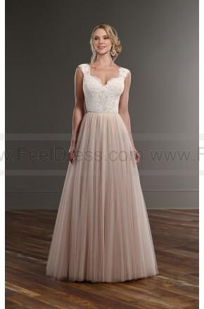 Wedding - Martina Liana Tulle Skirt Illusion Lace Wedding Separates Style Bryn   Scout