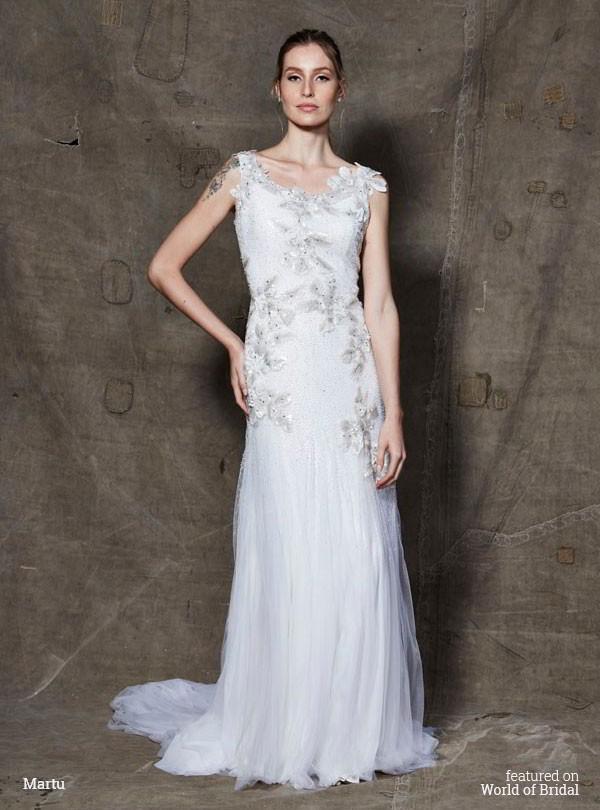 Свадьба - Martu 2016 Wedding Dresses with Sophisticated Glamour