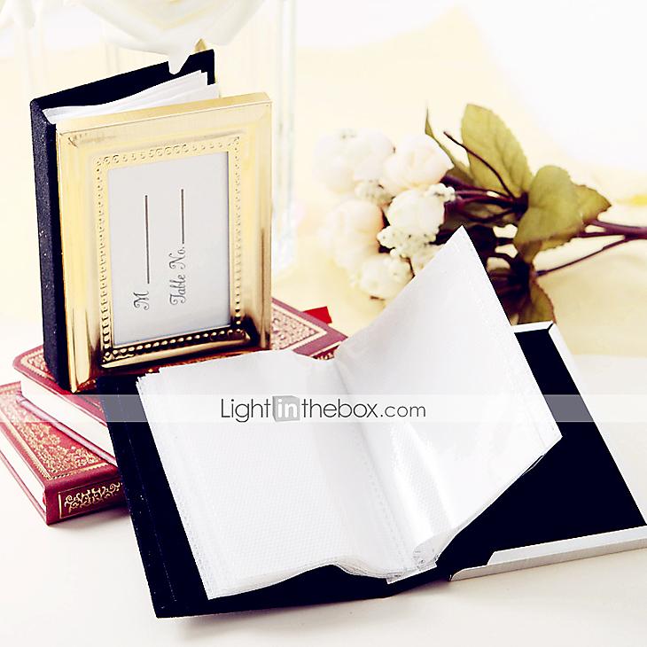 زفاف - Beter Gifts® Recipient Gifts 50th Wedding Anniversary Mini Photo Album Favor / Place Card Holder Party Favors
