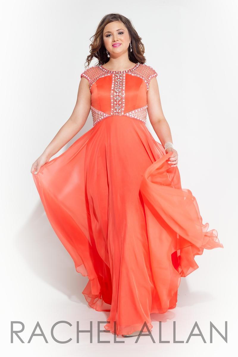 Hochzeit - Rachel Allan Plus Size Prom 7415 - Elegant Evening Dresses