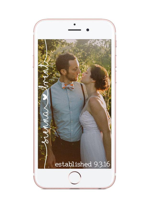زفاف - Custom Snapchat Geofilter Wedding, Anniversary, Engagement & more!