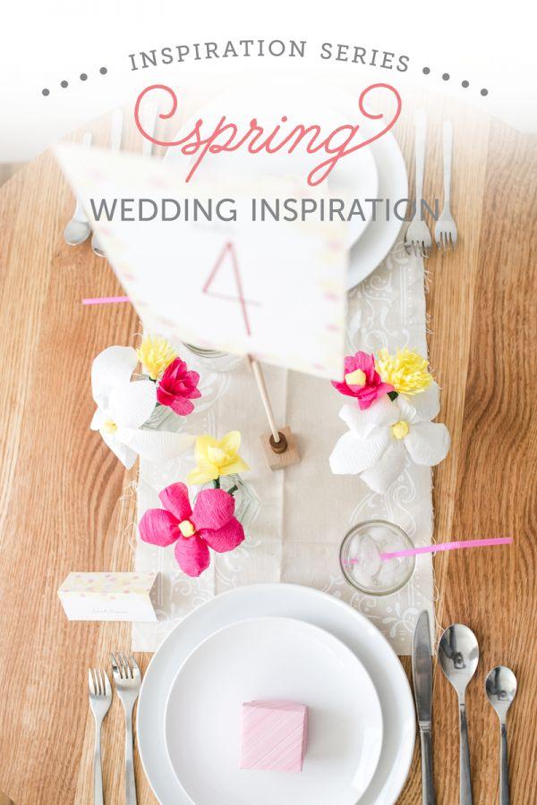 Hochzeit - Spring Wedding Inspiration And DIYs