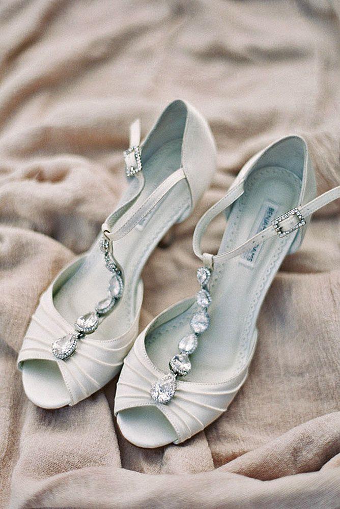 زفاف - 18 Wedding T Bar Shoes To Look Elegant
