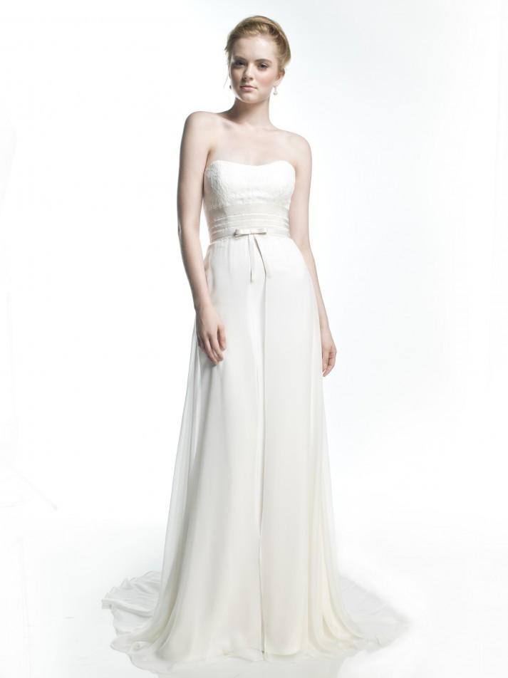 Свадьба - Rafael Cennamo WHITE COLLECTION - WHITE FALL 2014 Style 251 -  Designer Wedding Dresses