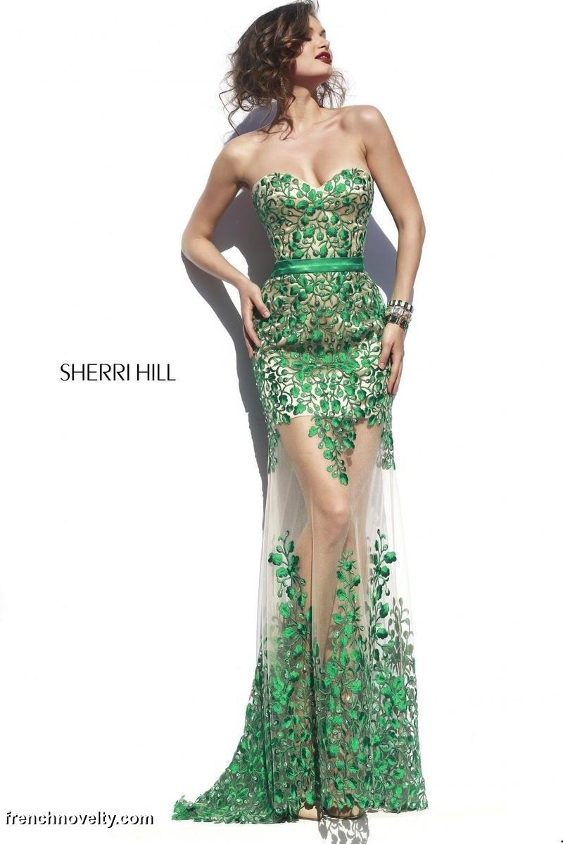 Mariage - Sherri Hill 1935 Illusion Formal Dress - Brand Prom Dresses
