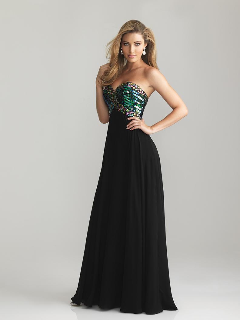 زفاف - Amazing Strapless A-line Corset Fashion Full Length Sexy Formal Gown Prom/evening/formal Dresses Alyce Design Prom 6613 - Cheap Discount Evening Gowns