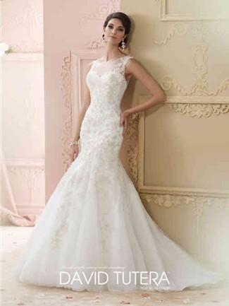 Wedding - David Tutera for Mon Cheri Wedding Dress Style No. 215275 - Brand Wedding Dresses