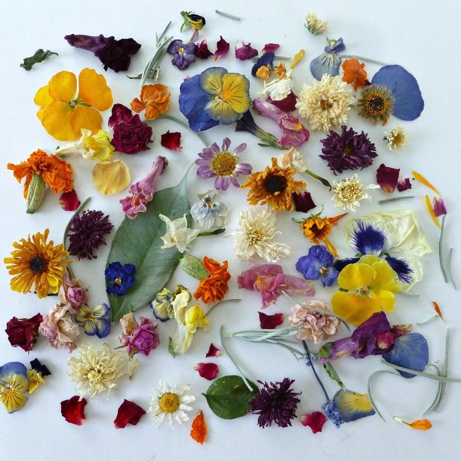 Свадьба - Real Dried Flowers, Wedding Confetti, Confetti, Dry Flowers, Dried Petals, Flower Confetti, Daisy, Pansy, Roses, Leaves, Favors, 15 US cups