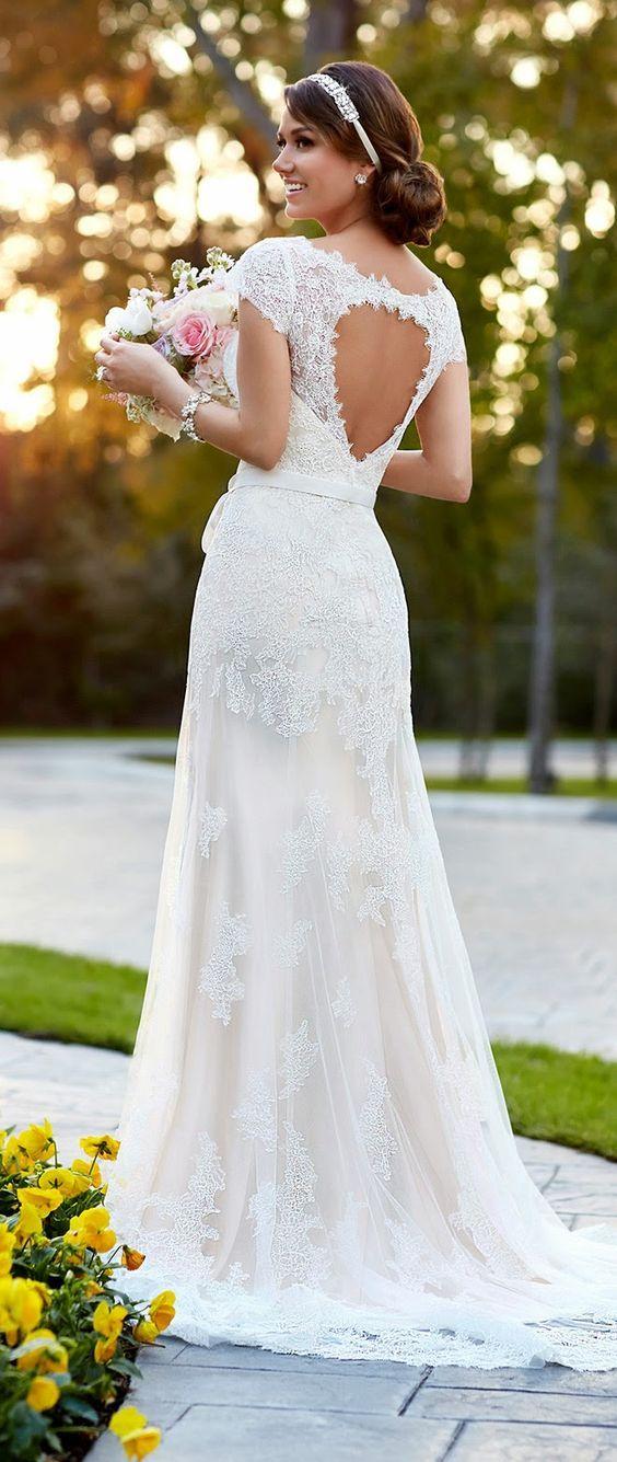 Mariage - 24 Best Wedding Dresses With Cap Sleeves