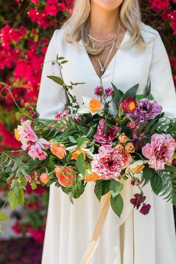 Wedding - Colorful Bridal Bouquet 