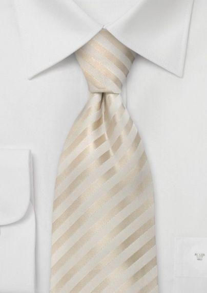 Hochzeit - Ivory Colors Wedding Silk Tie