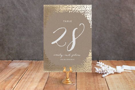 Hochzeit - Table Number 