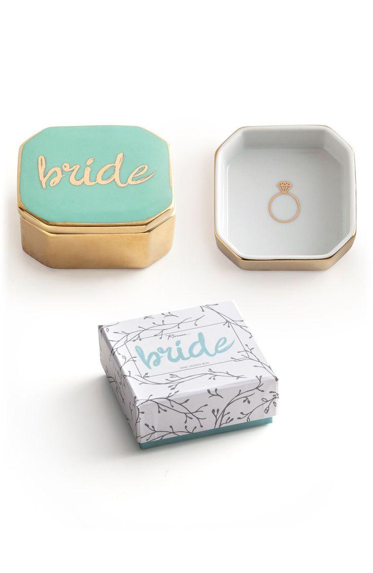 زفاف - Porcelain Trinket Box