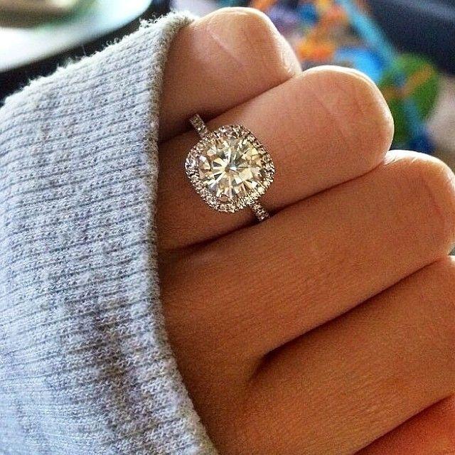 Wedding - Asscher Cut Diamond Ring