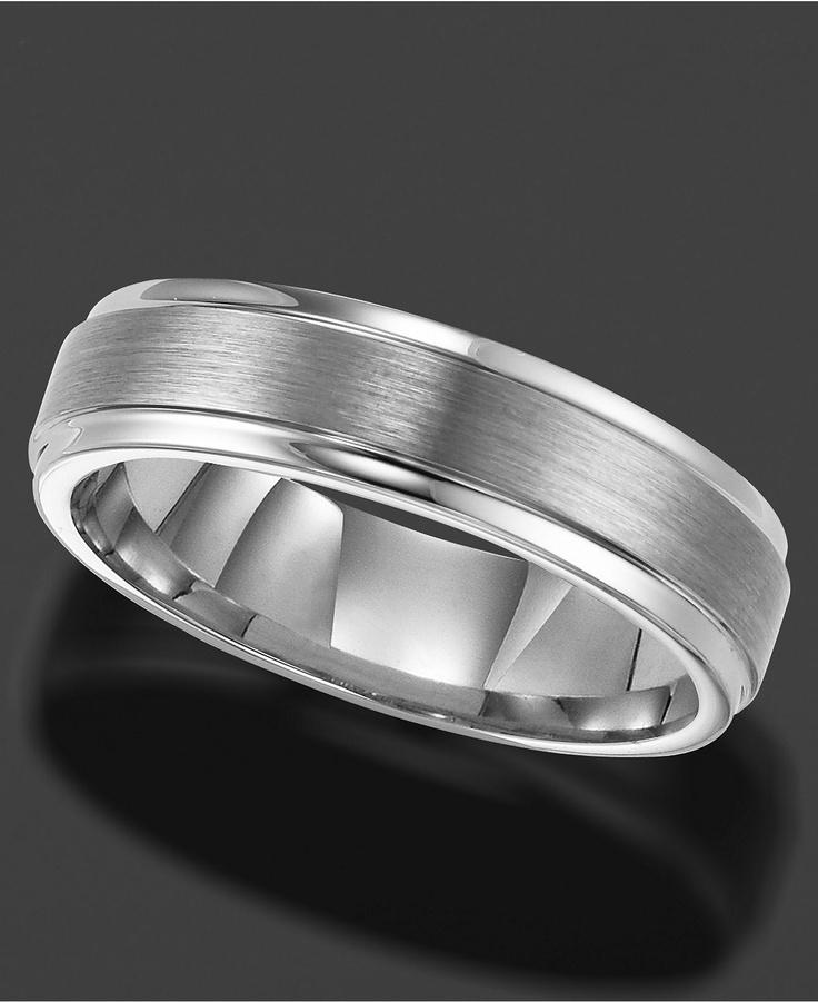 Hochzeit - Men's Tungsten Carbide Ring