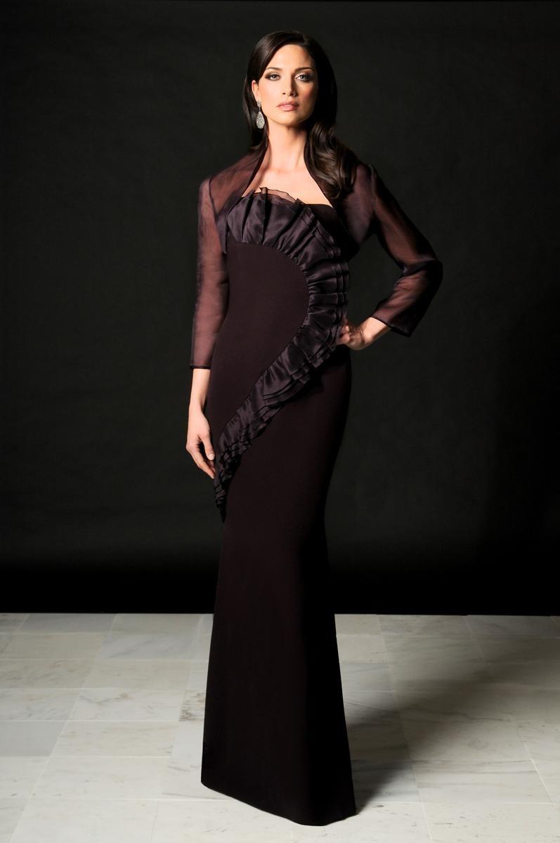زفاف - Daymor Couture 501 Gown with Asymmetrical Ruffle - Brand Prom Dresses