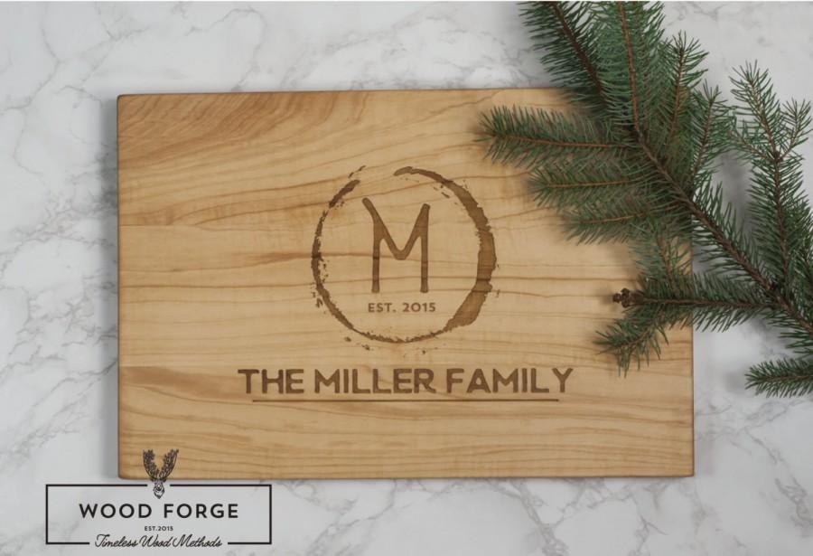 Mariage - Personalized Cutting Board, Engraved Cutting Board, Unique Wedding Gift.