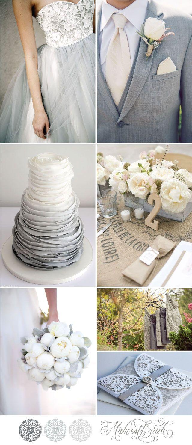 Mariage - Glacier Gray Wedding Inspiration Board