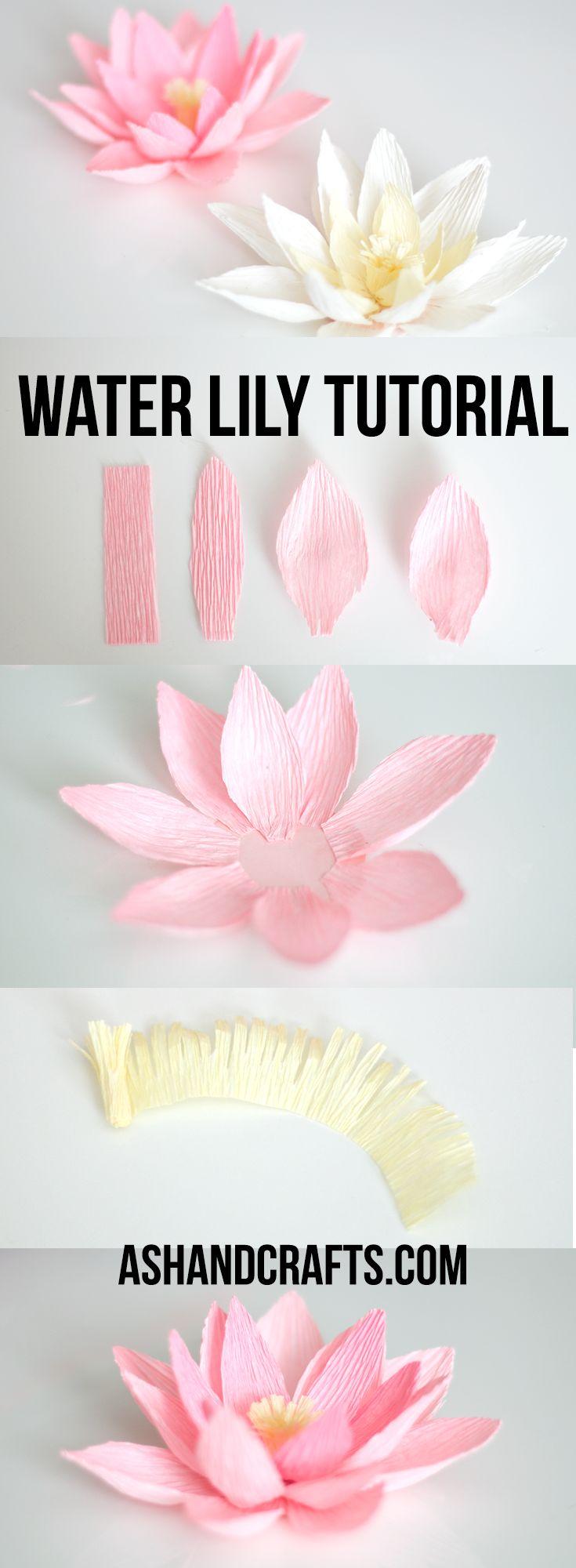 Mariage - Crepe Paper Water Lily