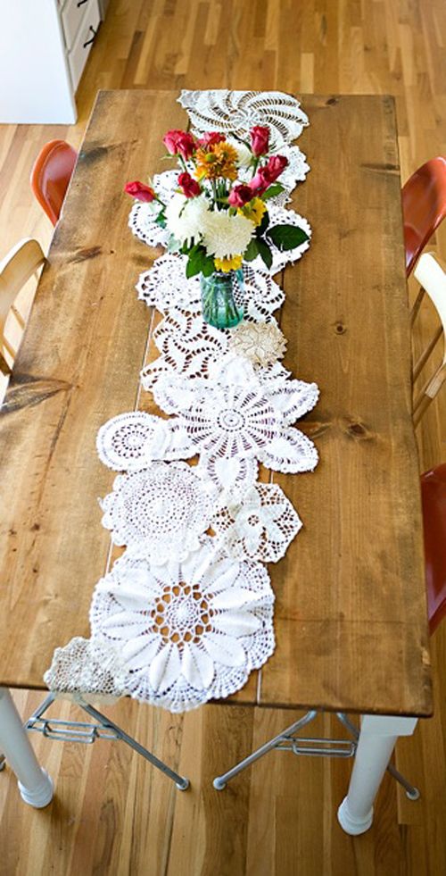 Mariage - D.I.Y Upcycle Your Granny's Doilies.
