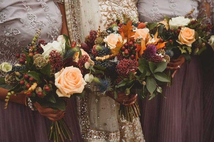 Mariage - An Autumnal Anglo-Indian Fusion Wedding In The Cotswolds